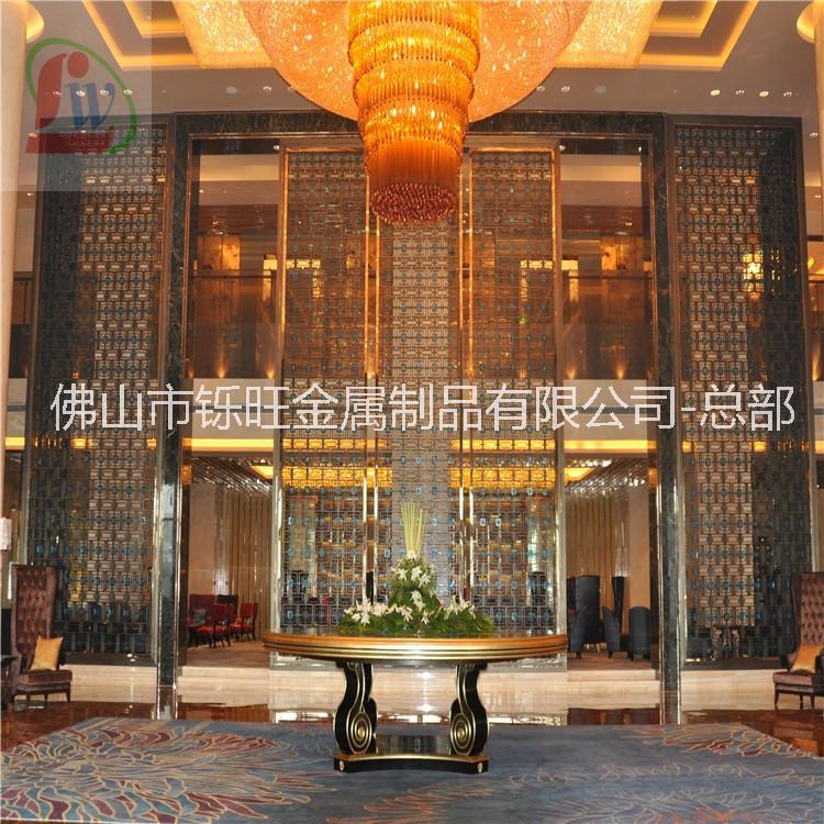 佛山廠家供應(yīng)不銹鋼屏風(fēng)隔斷 金屬屏風(fēng) 大堂裝飾不銹鋼屏風(fēng)
