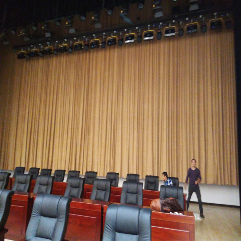 海南省電動舞臺幕布圖片