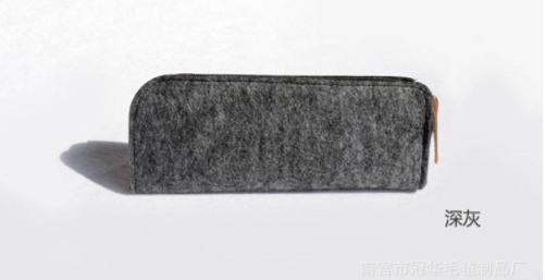 毛氈大容量鉛筆袋圖片/毛氈大容量鉛筆袋樣板圖 (3)