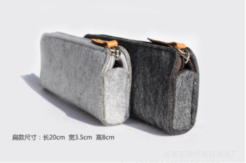 毛氈大容量鉛筆袋圖片/毛氈大容量鉛筆袋樣板圖 (4)