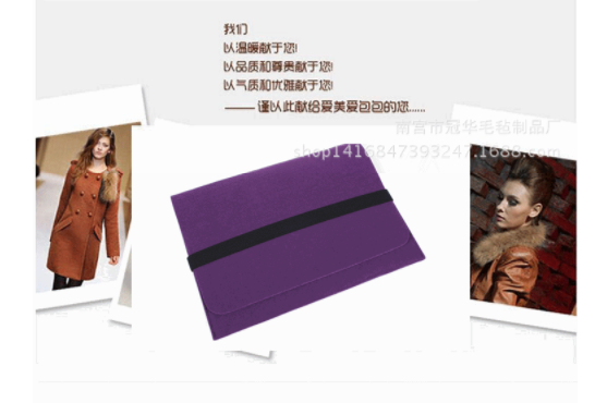 毛氈內(nèi)膽包圖片/毛氈內(nèi)膽包樣板圖 (3)
