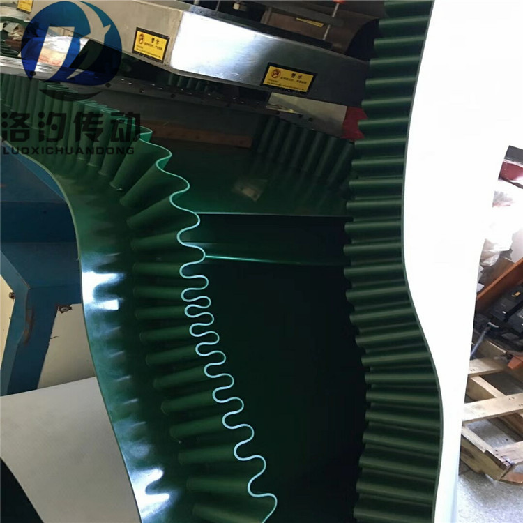 綠色擋板pvc輸送帶圖片/綠色擋板pvc輸送帶樣板圖 (2)