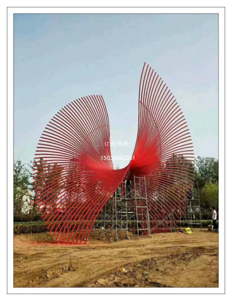 廣場(chǎng)拉絲扇子雕塑廠家 烤漆工藝圖片/廣場(chǎng)拉絲扇子雕塑廠家 烤漆工藝樣板圖 (3)