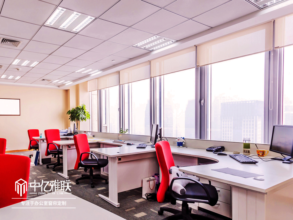 南寧辦公窗簾卷簾、百葉簾，遮光簾圖片/南寧辦公窗簾卷簾、百葉簾，遮光簾樣板圖 (2)