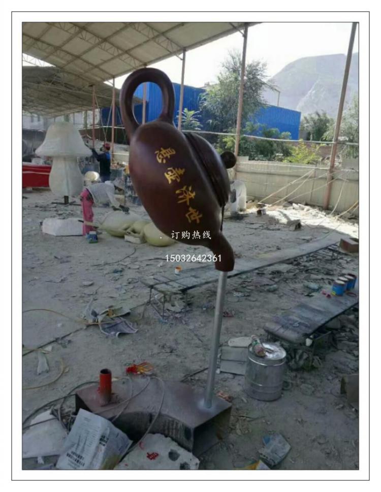 茶壺雕塑圖片/茶壺雕塑樣板圖 (3)