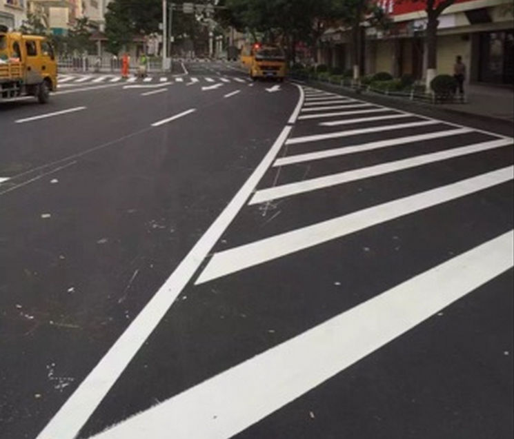 道路划线|小区划线|停车场划线|水除线|道路划线除线施工厂家图片