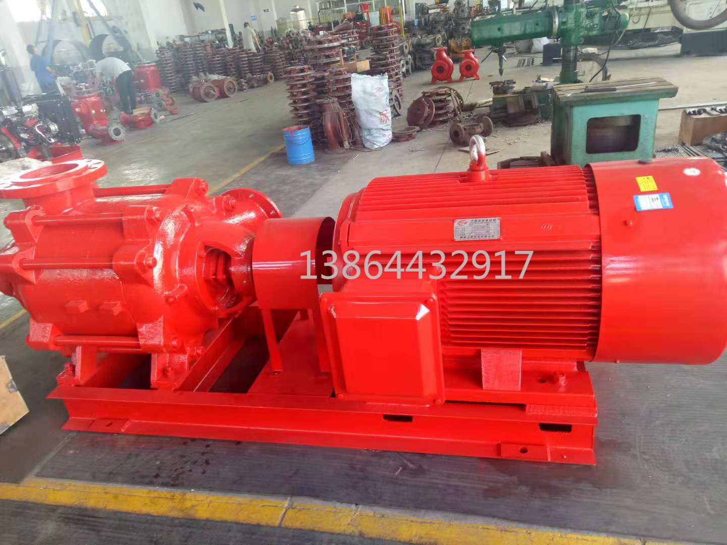 臥式多級(jí)消防泵圖片/臥式多級(jí)消防泵樣板圖 (3)