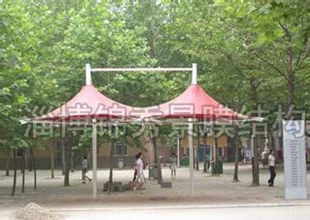 膜結(jié)構(gòu)遮陽圖片/膜結(jié)構(gòu)遮陽樣板圖 (1)