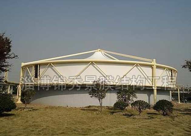 膜結(jié)構(gòu)污水池加蓋圖片/膜結(jié)構(gòu)污水池加蓋樣板圖 (3)