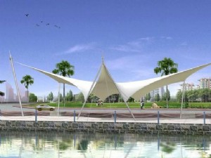 膜結(jié)構(gòu)景觀棚圖片/膜結(jié)構(gòu)景觀棚樣板圖 (1)