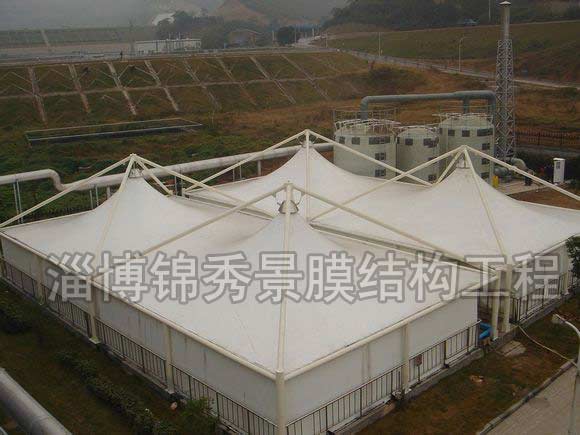 膜結(jié)構(gòu)污水池加蓋圖片/膜結(jié)構(gòu)污水池加蓋樣板圖 (2)