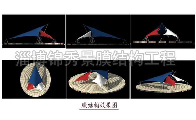 膜結(jié)構(gòu)污水池加蓋圖片/膜結(jié)構(gòu)污水池加蓋樣板圖 (4)