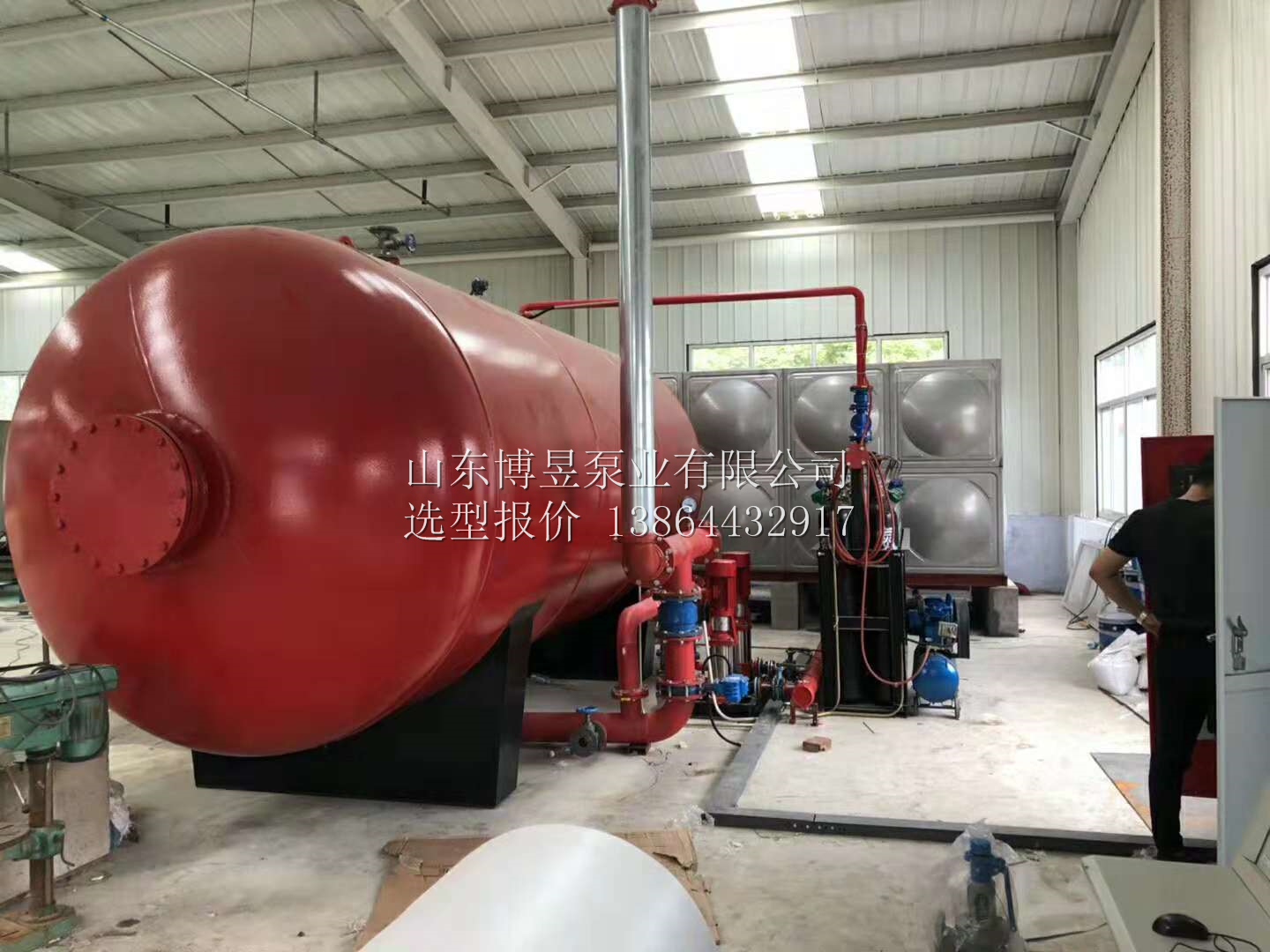 DLC氣體頂壓消防氣壓給水設(shè)備圖片