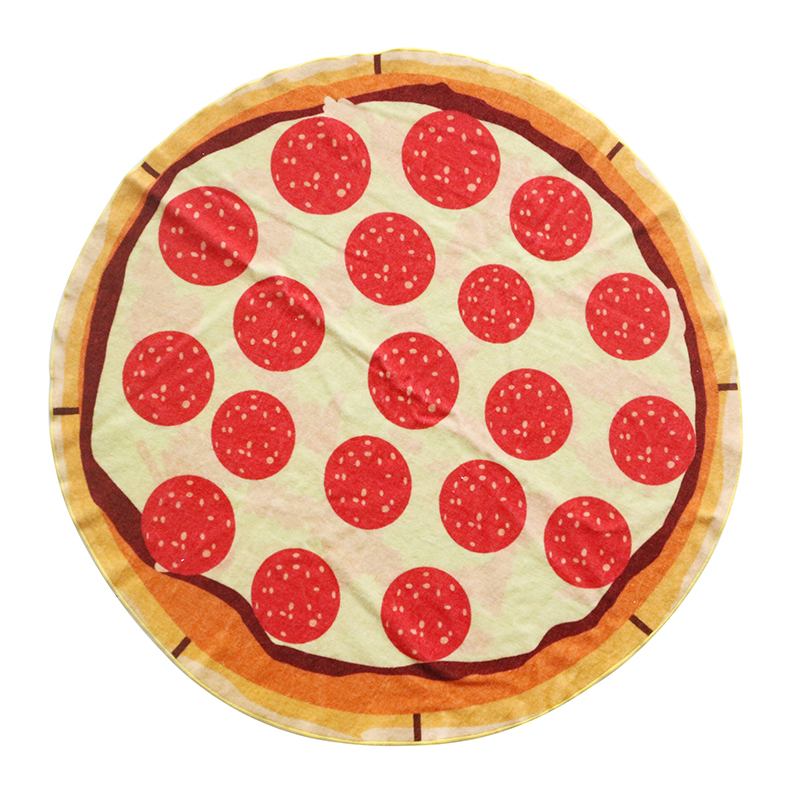 訂做海邊純棉甜甜圈圓沙灘巾