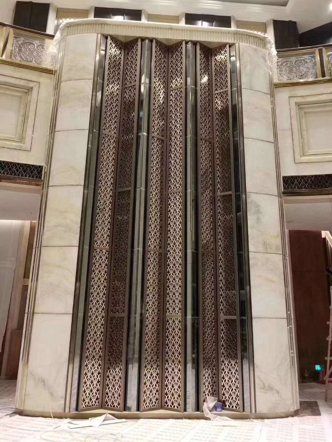 不銹鋼屏風(fēng)隔斷 激光鏤空折疊屏風(fēng)圖片/不銹鋼屏風(fēng)隔斷 激光鏤空折疊屏風(fēng)樣板圖 (2)