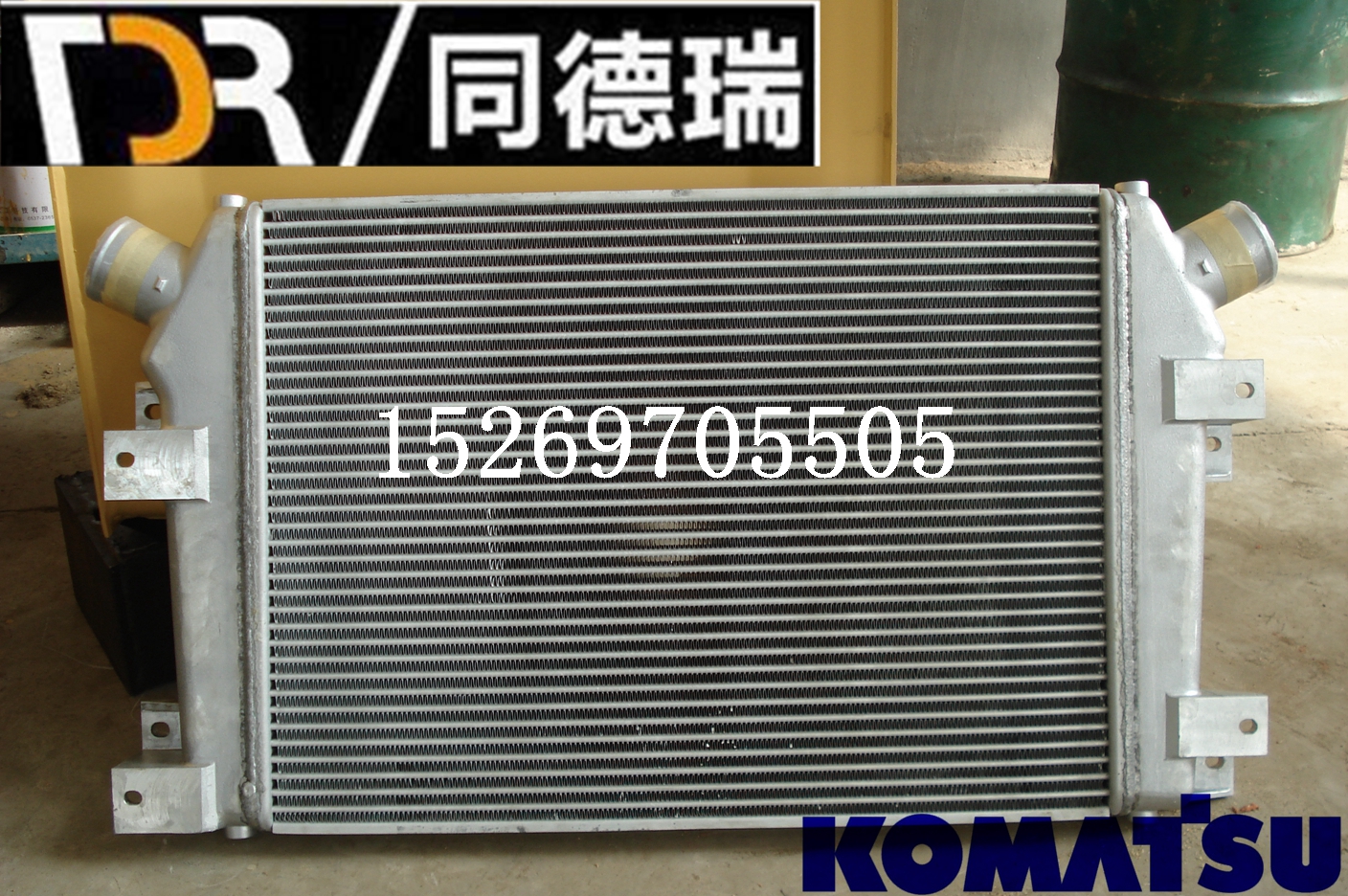 小松200-7散热器液压油散原厂紫砂铜耐高温水箱冷凝器不循环广西小松图片