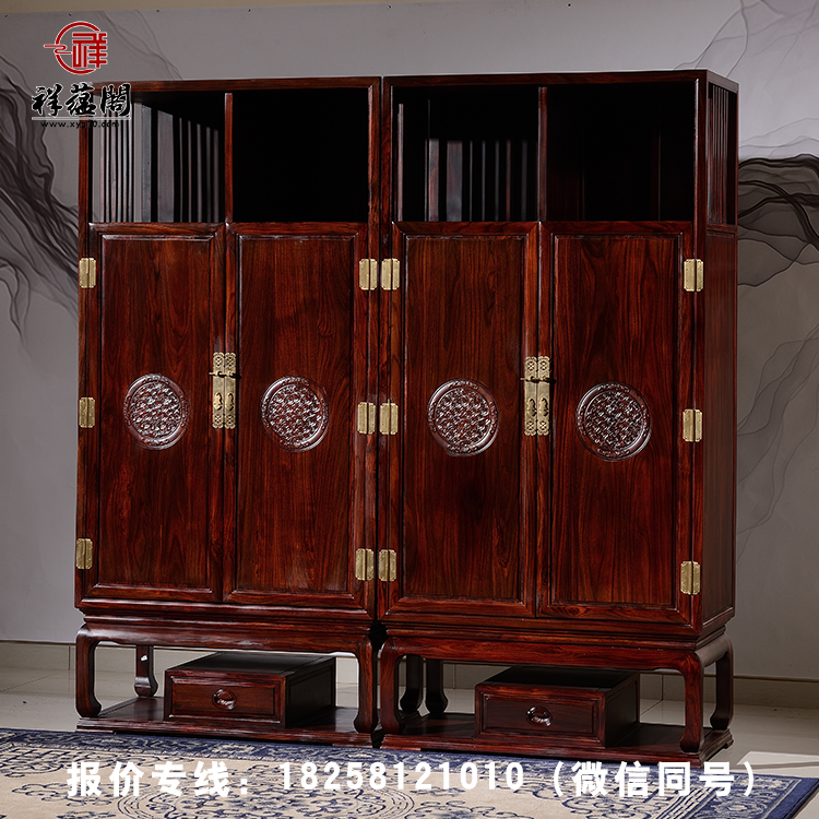 紅木衣柜圖片/紅木衣柜樣板圖 (4)