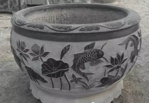 石雕魚缸圖片/石雕魚缸樣板圖 (2)