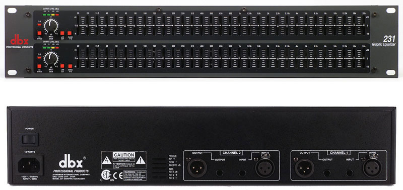 DBX 231 DBX均衡器批发零售 DBX231均衡器 美国DBX均衡器 均衡器 双31 段恒定Q 频段均衡器