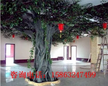 室內(nèi)榕樹假樹