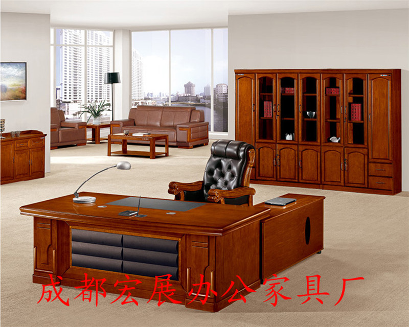 實木老板桌圖片/實木老板桌樣板圖 (3)