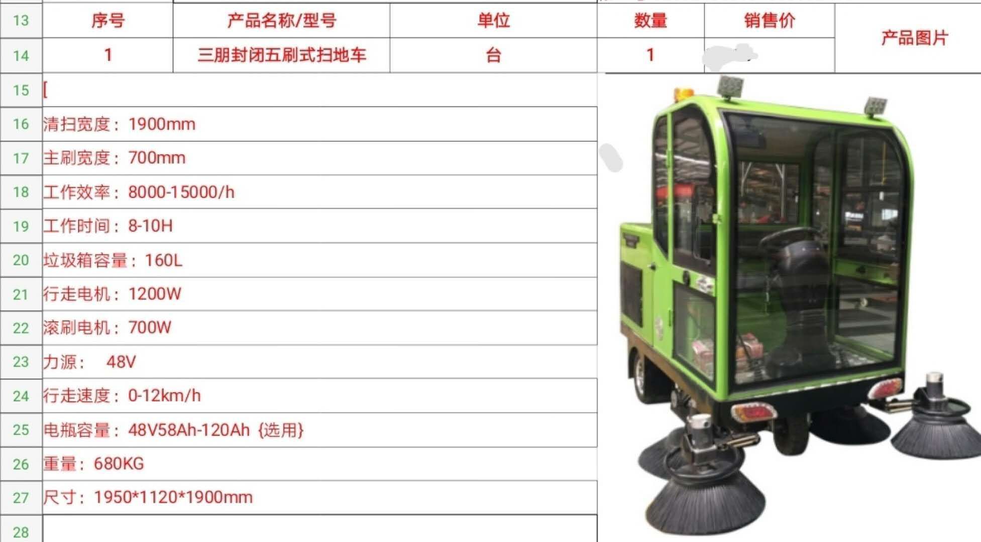 小區(qū)清掃車廠家直銷新能源電動(dòng)三輪清掃車四輪清掃車