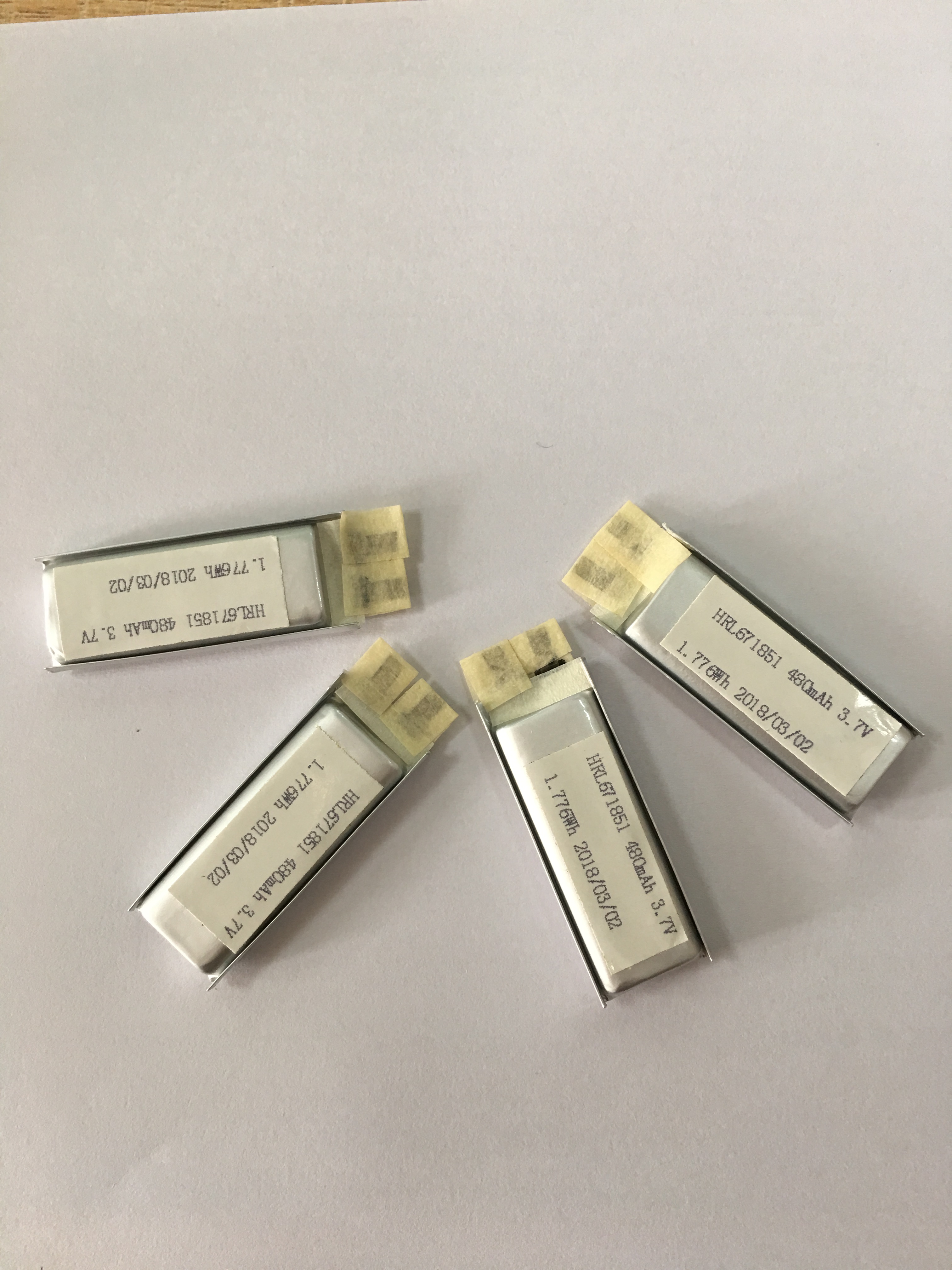 聚合物鋰電芯圖片/聚合物鋰電芯樣板圖 (4)