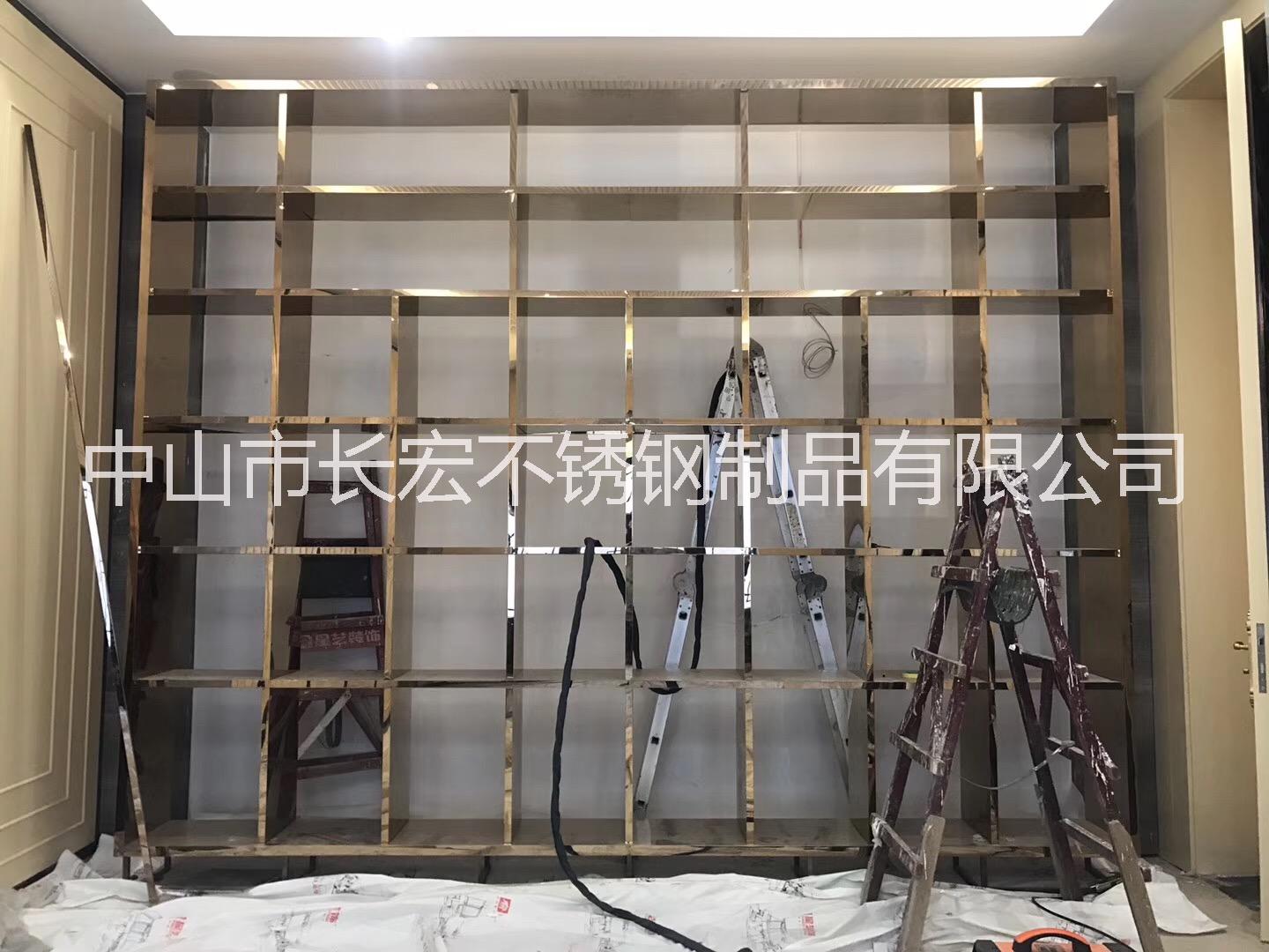 不銹鋼酒柜圖片/不銹鋼酒柜樣板圖 (2)