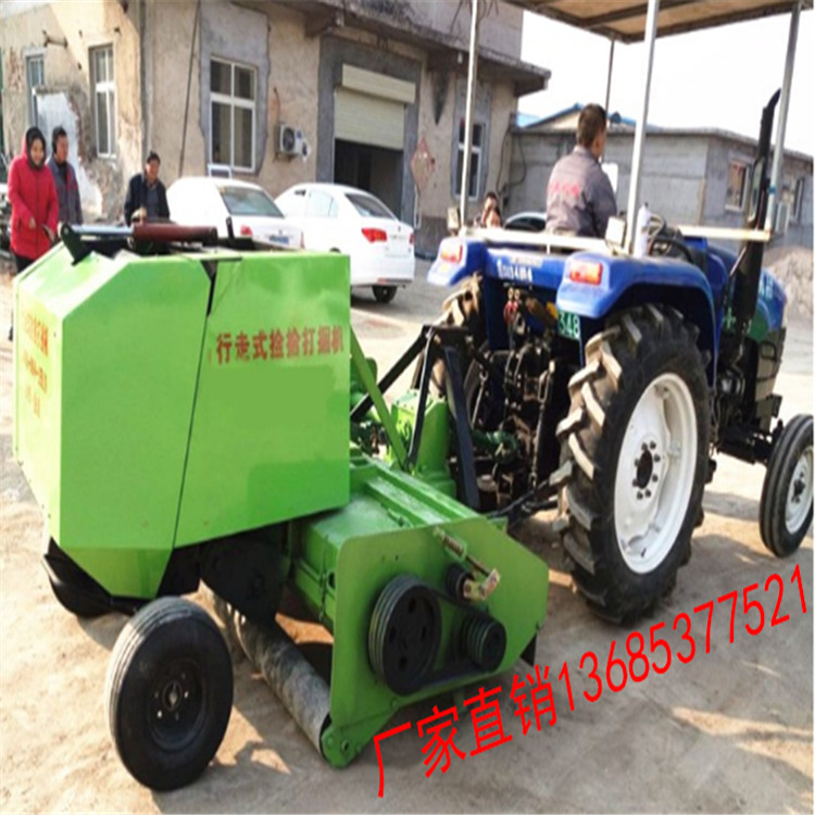 撿拾打捆機(jī)  小型圓捆打包機(jī) 全自動撿拾牧草捆草機(jī) 水稻小麥割曬打捆機(jī)