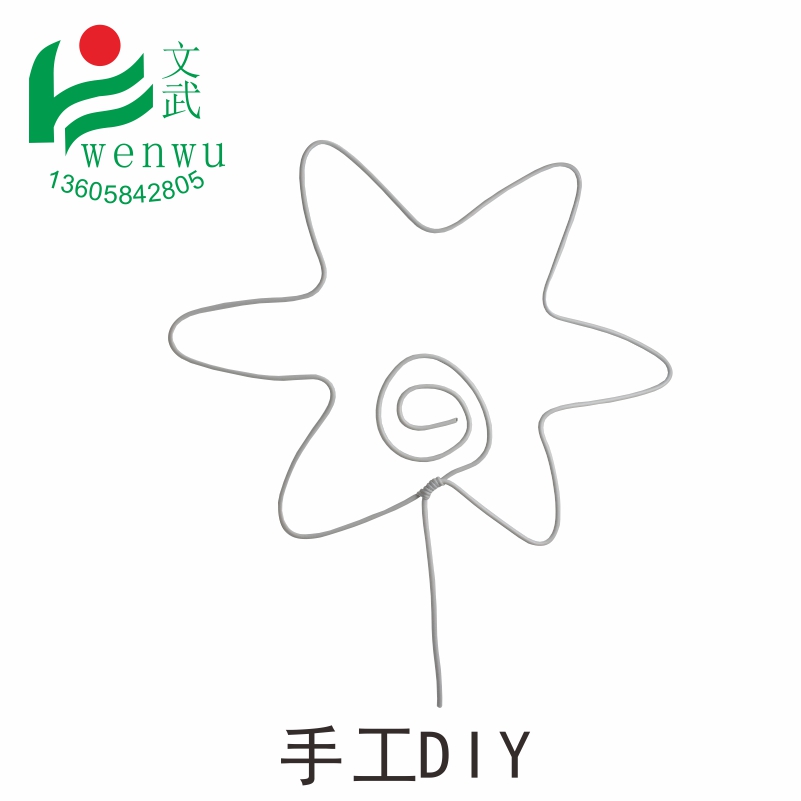 手工扎線帶鐵絲包塑 爬藤花架拉線 寢室掛窗簾蚊帳 園藝鐵絲扎線