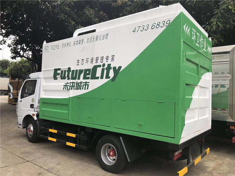 糞便淤泥凈化處理車圖片