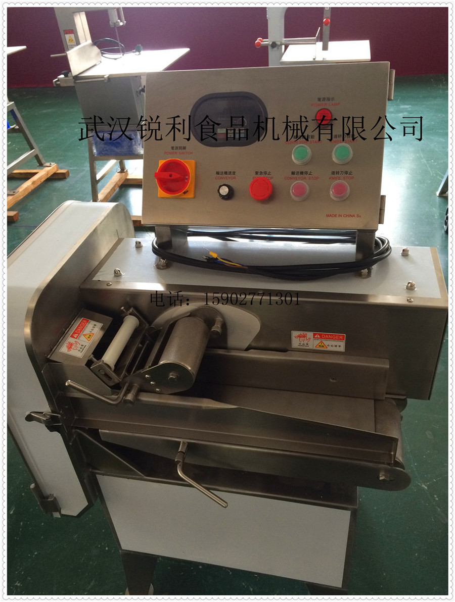 武漢12小型砍排骨機(jī)，條狀排骨切塊狀機(jī)，可調(diào)咸魚豬爪切塊機(jī)有售