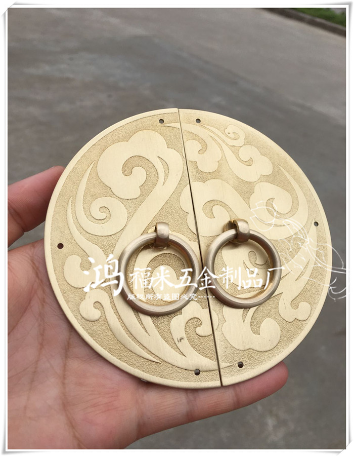 中式仿古加厚圓形拉手圖片/中式仿古加厚圓形拉手樣板圖 (4)