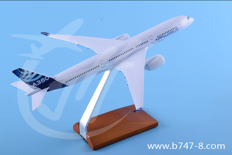 飛機模型空客A350原型機合金仿真客機航模玩具擺件商務(wù)工藝禮品29cm
