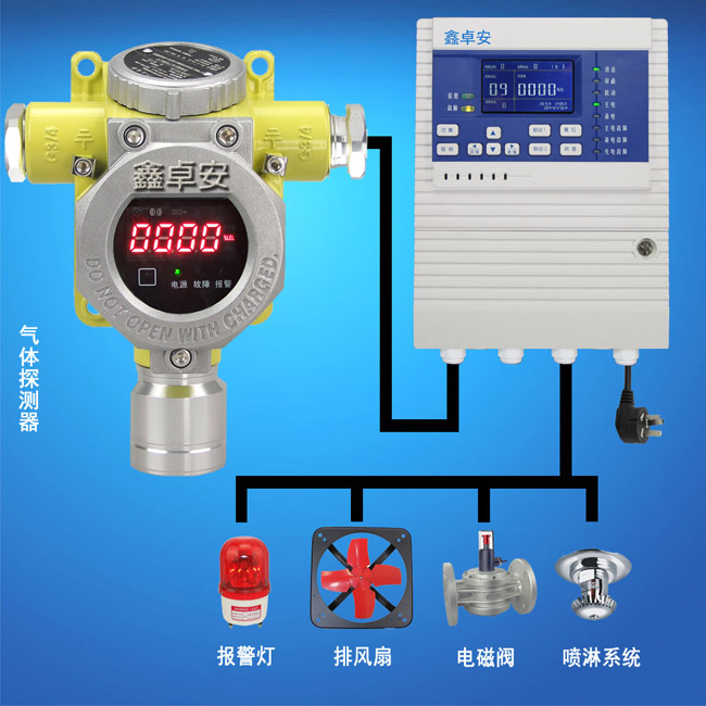 瓦斯泄漏报警器,工业气体探测器厂图片