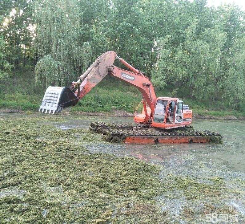 水上挖机 水上挖机出租租赁水上挖掘机价格物图片