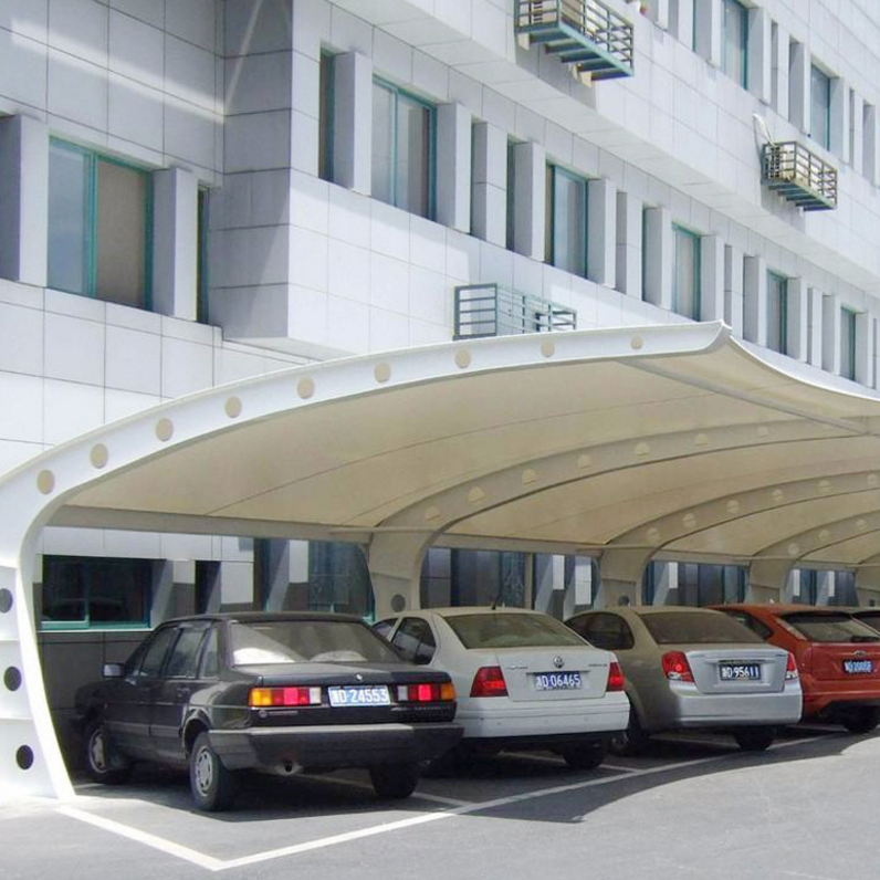 膜結(jié)構(gòu)雨棚圖片/膜結(jié)構(gòu)雨棚樣板圖 (2)