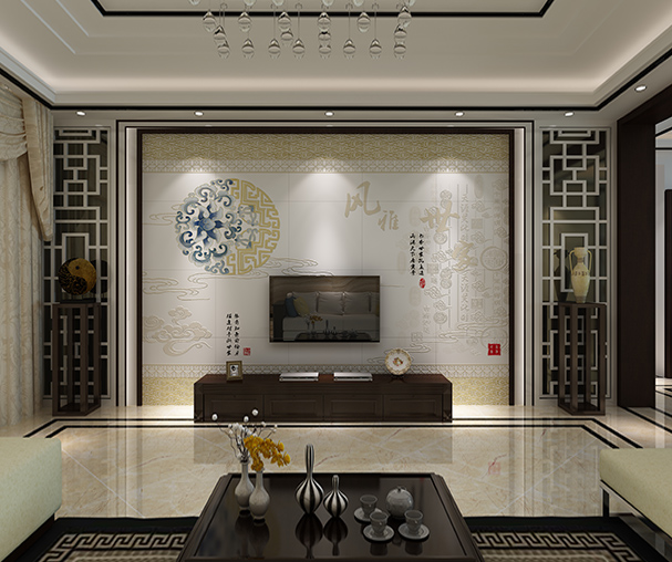 中式背景墻圖片/中式背景墻樣板圖 (4)