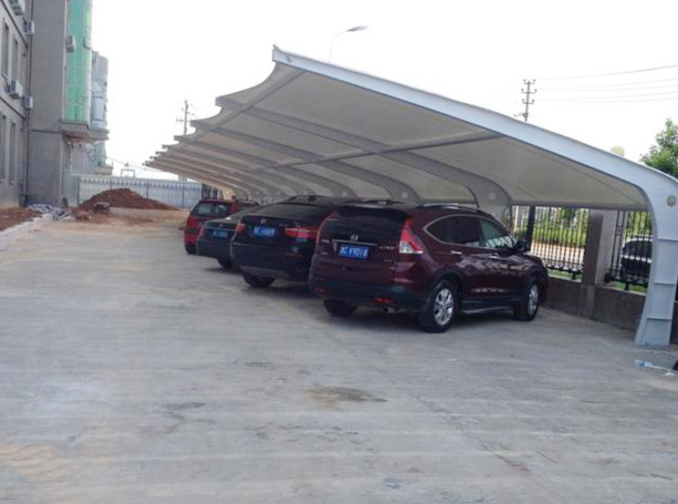 膜結(jié)構(gòu)停車棚圖片/膜結(jié)構(gòu)停車棚樣板圖 (2)