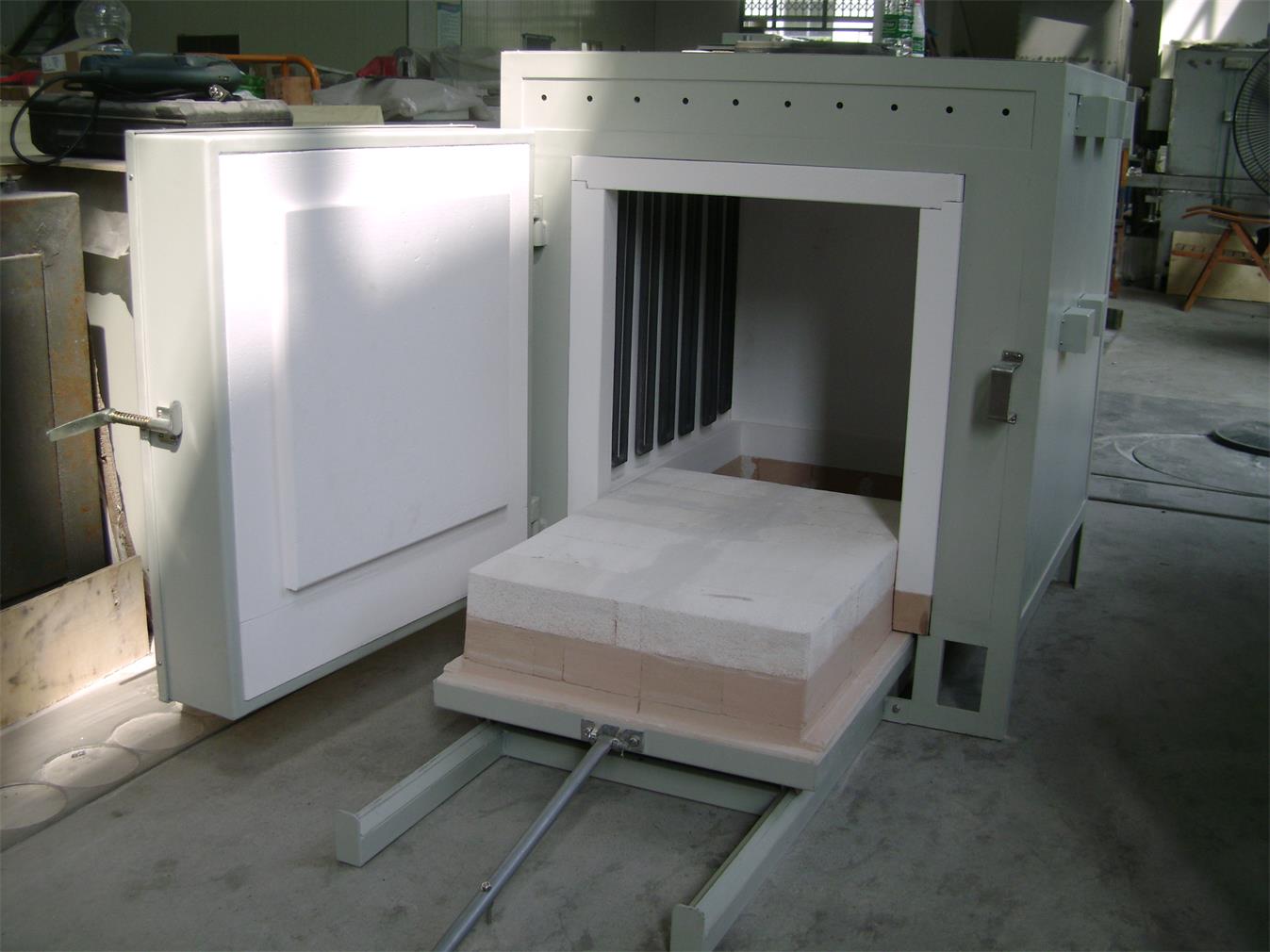 供應快速升溫臺車電阻爐（梭式窯）