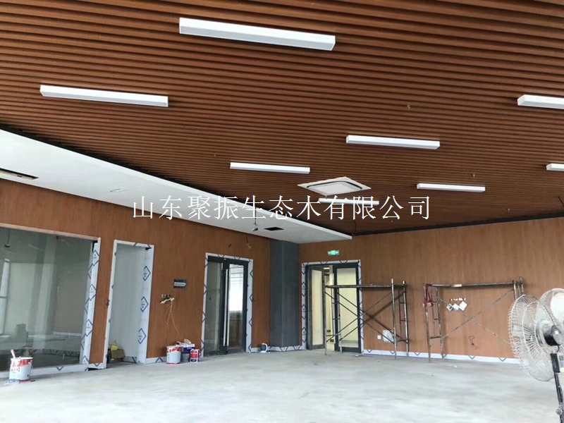 生態(tài)木100*80方通溜冰場裝飾效果