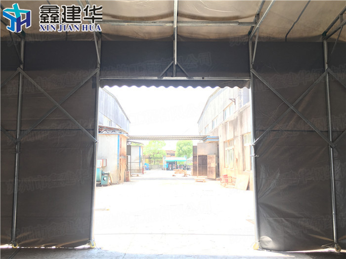 新泰市戶外伸大型縮推拉雨棚鑫距華圖片/新泰市戶外伸大型縮推拉雨棚鑫距華樣板圖 (4)