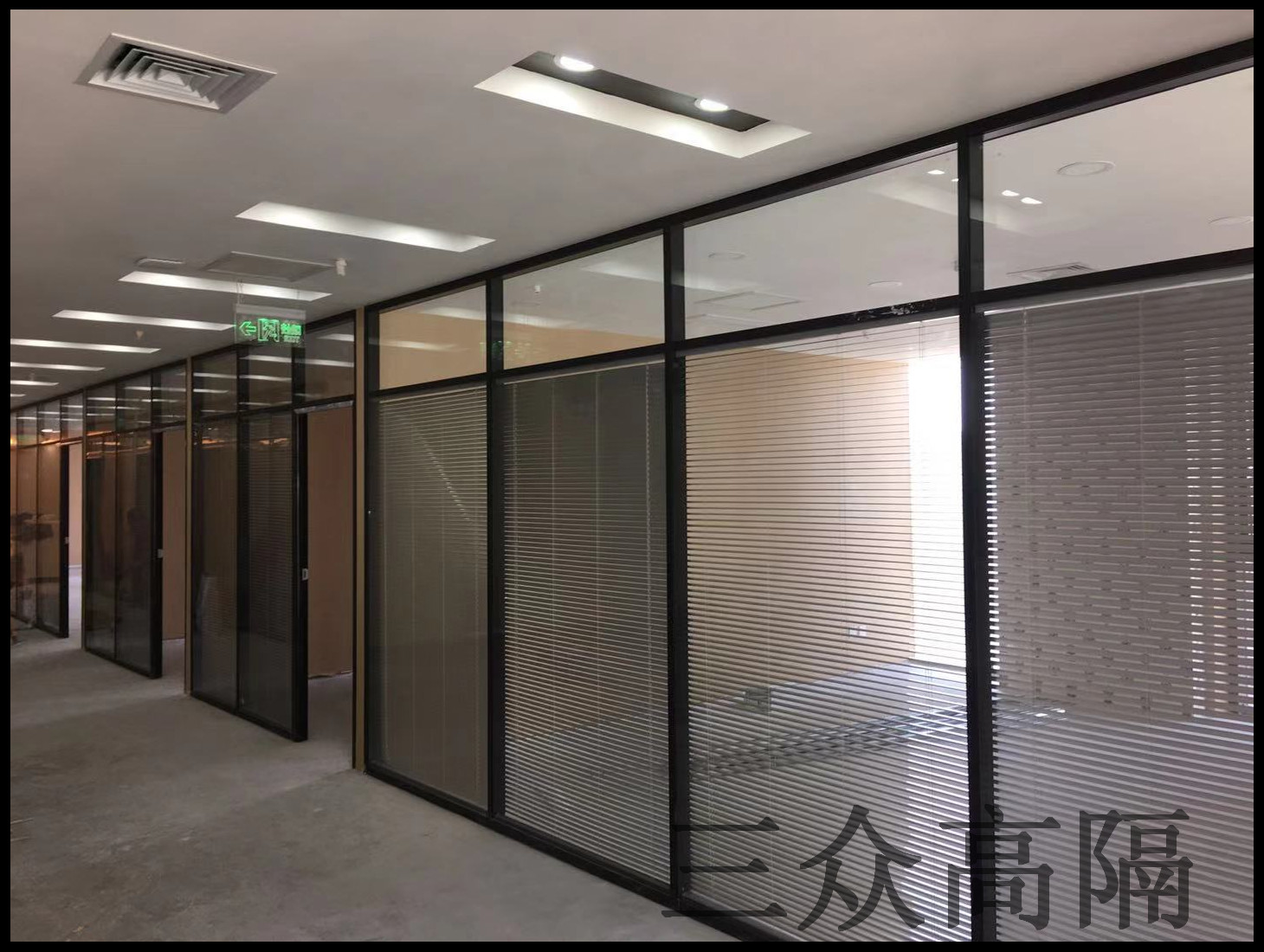 玻璃隔斷圖片/玻璃隔斷樣板圖 (3)