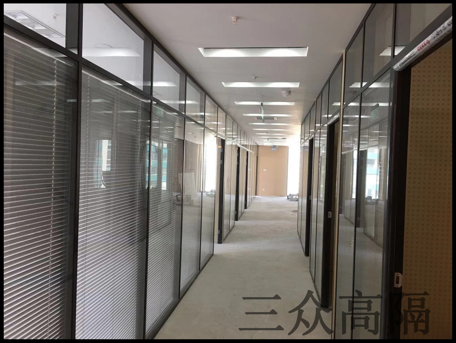 玻璃隔斷圖片/玻璃隔斷樣板圖 (4)