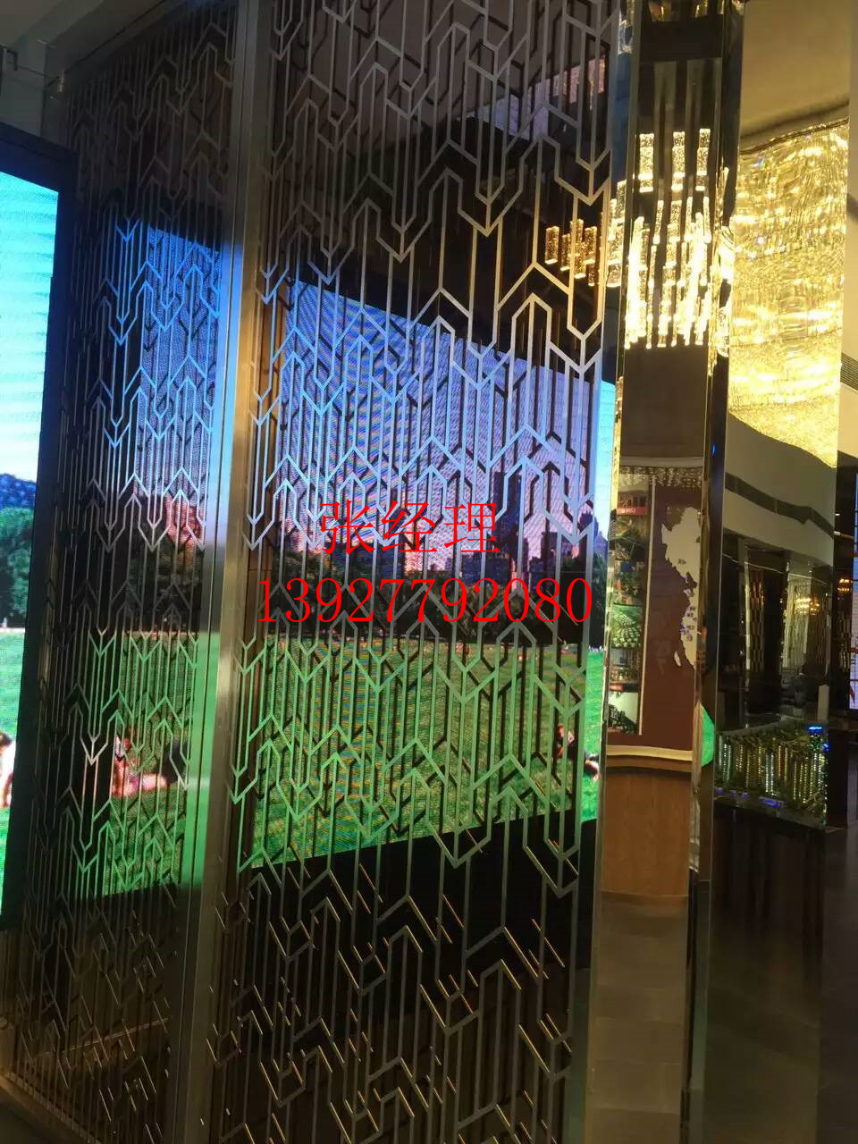 歐式不銹鋼鈦科鏤空裝飾屏風(fēng)金屬花圖片/歐式不銹鋼鈦科鏤空裝飾屏風(fēng)金屬花樣板圖 (4)