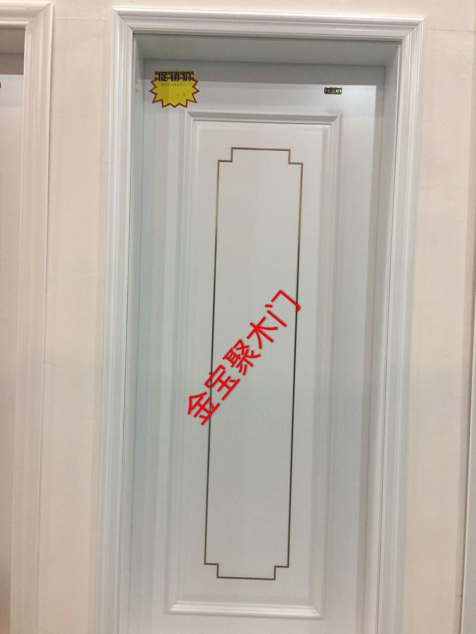 時尚簡約金屬條鑲嵌烤漆門圖片/時尚簡約金屬條鑲嵌烤漆門樣板圖 (1)