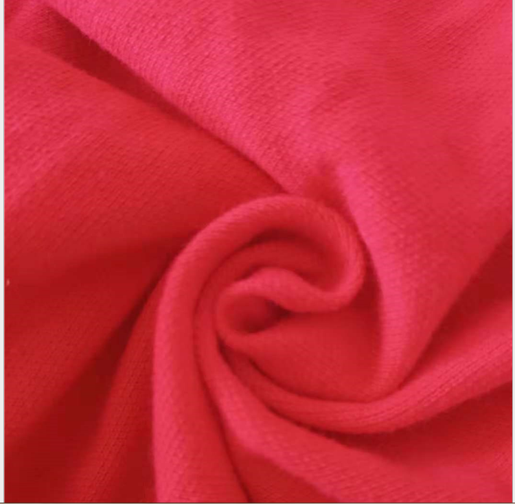 廠家直銷(xiāo)  現(xiàn)貨供應(yīng)  190g精棉拉架珠地 針織T恤服裝用布 全棉拉架珠地