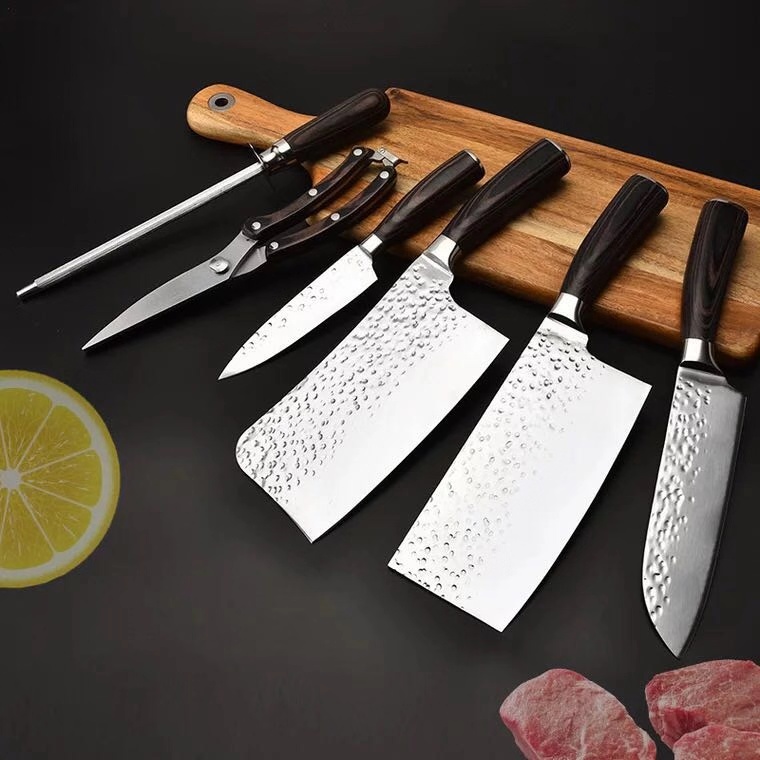 廚房刀具套裝錘紋禮品七件套圖片/廚房刀具套裝錘紋禮品七件套樣板圖 (2)