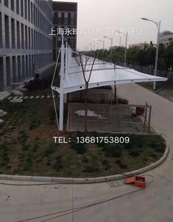 膜結(jié)構(gòu)車棚圖片/膜結(jié)構(gòu)車棚樣板圖 (4)