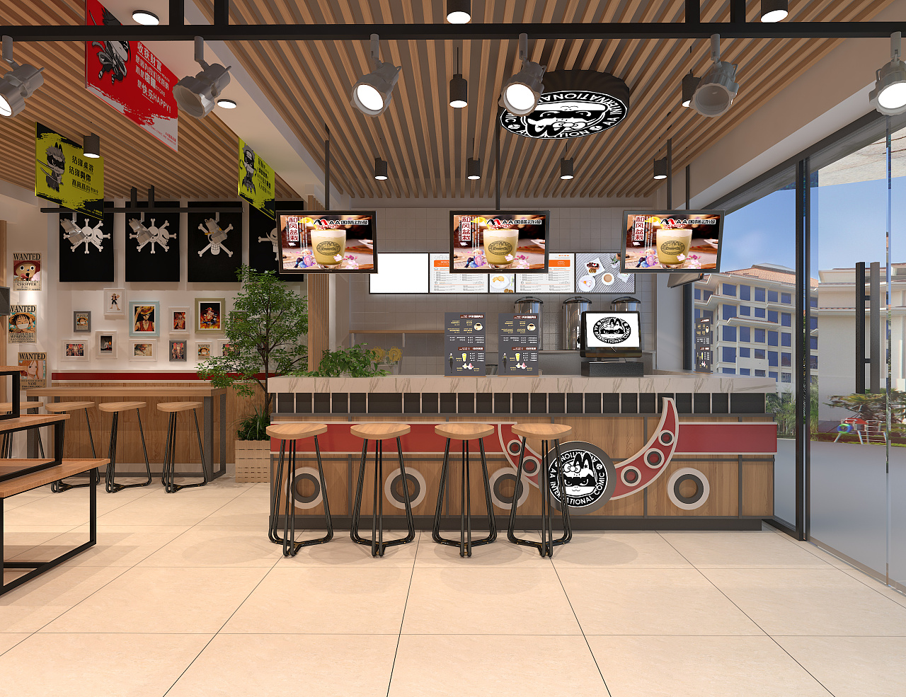 料理店裝修設(shè)計(jì)圖片/料理店裝修設(shè)計(jì)樣板圖 (4)